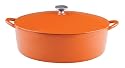 Mario Batali 9-Quart Oval Braiser, Persimmon