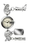 Gucci G Charms Silver-tone Bracelet And Dial Women's Watch #YA107504