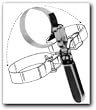 Lisle 53250 Large Swivel Grip Oil Filter Wrench
