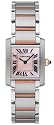 Cartier Tank Francaise 18kt Rose Gold and Steel Pink Mother-of-Pearl Ladies Watch W51027Q4