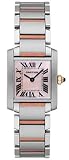 Cartier Tank Francaise 18kt Rose Gold and Steel Pink Mother of Pearl Ladies Watch W51027Q4 31VMC779CPL. SL160 Cartier Tank Francaise 18kt Rose Gold and Steel Pink Mother of Pearl Ladies Watch W51027Q4