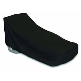 WeatherReady WRBLOSCH Polyester Oversized Outdoor Chaise Cover, Black