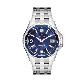 Bulova #98B111 Men's Blue Marine Star Diver Watch