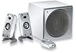 Logitech Z3 2.1 40W RMS Premium Speaker System - Wood & Silver Finish