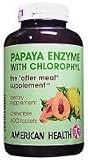 Papaya Enzyme With Chlorophyll By American Health, 600