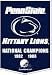Penn State Nittany Lions 24 x 36 NCAA Football Dynasty Banner from Winning Streak Sports