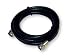 12 ft RG-6 Black Coaxial Cable, copper clad/dual shielded