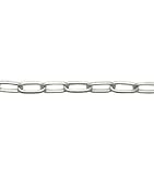Metal Chains-Oval Links 18''-1PK/Ant. Silv.