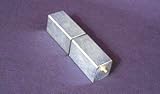 PACH SQUARE BARREL HINGE - 4 x 1 x 1/2 Pin (1 pair per set) - part # HSQBR-1