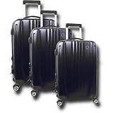 Travel Concepts Shield Collection 3-piece Hard-side Luggage Set, Black
