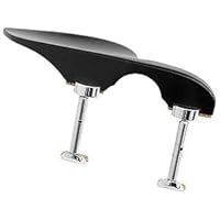 Guarneri 3/4 - 4/4 Violin Chinrest - Ebony with Hill Bracket