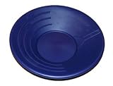 BLUE Plastic Gold Mining Pan Sluice Prospecting Panning 13-1/2