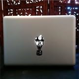 Toxic Apple Gas Mask macbook pro skin vinyl decal sticker
