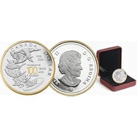 2008 Special Edition Proof Silver Dollar CENTENNIAL (1908-2008) Silver with 24-Karat Gold Plating