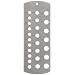 Starrett 198 Standard Letter Size Drill Gage, Hardened, Satin Finish, A-Z, 0.234 - 0.413" Diameter Range
