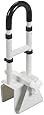 Drive Medical Adjustable Height Bathtub Grab Bar Safety Rail, White