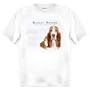 Basset Hound BI Human Trainer Adult T Shirt