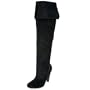 Restricted Women's Vamp Boot,Black,9 M US