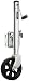 Fulton 1500 Lb Swing Away Bolt On Single Wheel Jack
