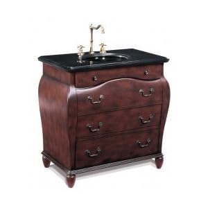 Bombay Style Sink Chest (Coffee Bean) (36H x 36W x 21D)