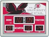 Utah Utes 14x19 ScoreBoard/Clock/Therm