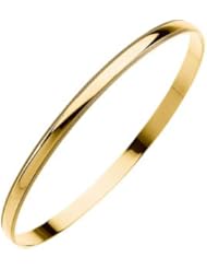 14K Yellow Gold Bangle Bracelet 04.00 Mm