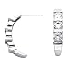 14K White or Yellow Gold Three-Stone Diamond Earrings - 0.50 Ct., 1.00 Ct. or 1.50 Ct. (ALSO AVAILABLE WITH GEMSTONES)