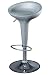 Kitchen & Housewares : Bombo Style Contemporary Bar Stool - Silver