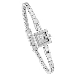 Gucci Ladies Diamond Pave Mini G Dial Watch #YA102507 by Gucci