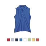 Cross Creek - Ladies' Sleeveless Pima Pique Polo (6550)