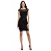 Jax Womens Satin and Lace Dress