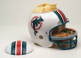 Miami Dolphins Snack Helmet