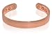 New Magnetic Copper Mens Golf Plain Cuff Bracelet 7.5 "