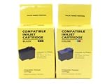 Compatible Lexmark Ink Cartridges 82 & 83 Valu 2-Pak: 1 black / 1 color: X5150, X6150, X6170, X6190, Z55, Z55se, Z65, Z65n, Z65p