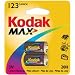 Kodak MAX K123LA-2 Lithium Photo Battery, 2 Pack