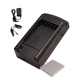 Hitech - Battery & Charger Set for Canon PowerShot SD600 / PowerShot SD630 Digital Camera