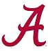 ALABAMA CRIMSON TIDE SCRIPT A clear vinyl decal car truck sticker 4