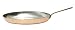 Mauviel Cuprinox Pour La Table 14-Inch Oval Frying Pan with Bronze Handle