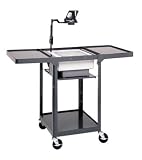 Da-Lite Adjustable Overhead Cart with 16 x 20.5 Projector Well, 5 Casters and Electrical Assembly