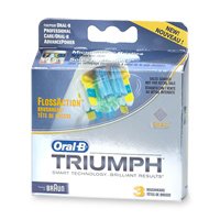 Oral B Floss Action 3 pack brush head refill