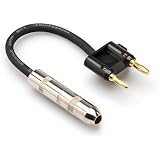Hosa Cable BNP116BK 1/4 inch To Banana Plug Speaker Adaptor