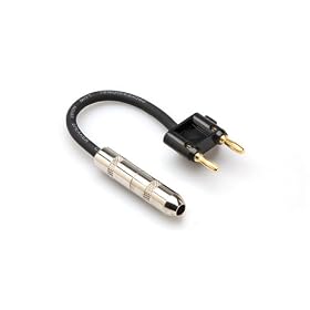 Hosa BNP116BK 1/4 To Banana Adaptor 16 Ga