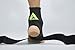 My Pro Supports Ankle Foot Support Neoprene Elastic Adjustable Pain Injury Relief (Small / Medium, Black)