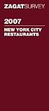 Zagat Survey 2007 New York City Restaurants