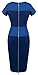 HOMEYEE Women's Patchwork New OL Casual Career Pencil dress U463