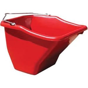Little Giant Plastic Better Bucket, 10-Quart, Red