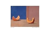 Slices Of Pumpkin, 1993 Art Print Poster By Euan Uglow, 27.5  x 19.5 