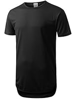 URBANCREWS Mens Hipster Hip Hop Jersey Longline T-shirt- Various Colors