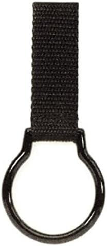 POLICE SECURITY NYLON C D BATTERY CELL DUTY BELT SLIDE-ON FLASHLIGHT RING HOLDER