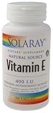 Solaray - Vitamin E, 400 IU, 100 pearle capsules
